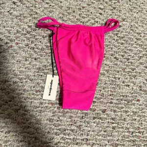 NWT Superdown x Revolve Hazel Bikini Bottom hot pink high waist thong bikini XXS thumbnail 6