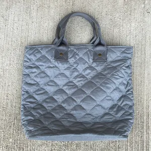 Eddie Bauer Puffer and Wool Tote Bag Travel Overnight Quilted thumbnail 6