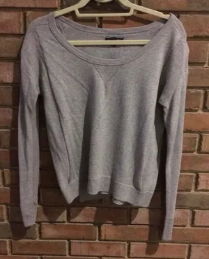 American eagle taupe sweater thumbnail 1