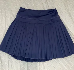 Gold Hinge Blue Pleated Skirt  thumbnail 1