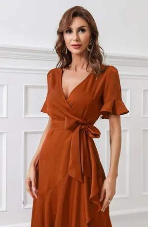 Satin Dress thumbnail 5