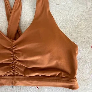Aerie Offline Ruched Front Racerback Bra thumbnail 5
