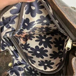 Noni Bossi brown leather hobo‎ bag thumbnail 8