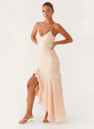 Peppermayo Solana Maxi Dress - Peach thumbnail 3