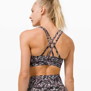 Lululemon Energy Bra Kaleidoscopic Pink‎ Multi Sz 12 thumbnail 2