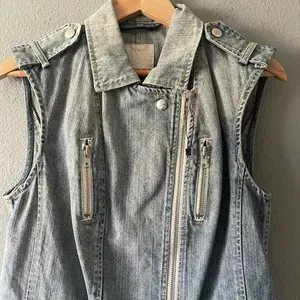 Rebecca Taylor Denim Vest thumbnail 5