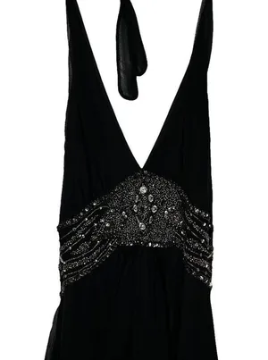 Adrianna Papell Black‎ Silk Dress thumbnail 2