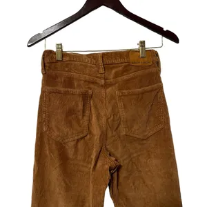 ARITZIA The Denim Forum Straight Corduroy High Waisted Tan Pants thumbnail 10