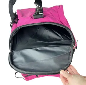NWT Totes Isotoner Bright Pink Travel Carry On Duffle Bag Luggage thumbnail 12