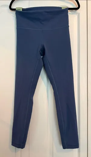 lululemon athletica Women's High-Waist Leggings in Slate Blue thumbnail 1