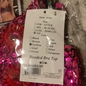 Beaded bra thumbnail 3