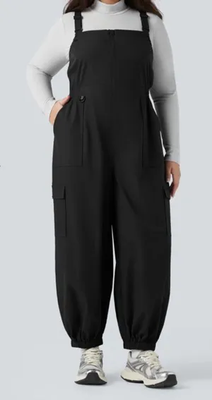 Halara Women's Water Repellent Wear-Resistant Zipper Pockets Hiking Overalls 2x thumbnail 1