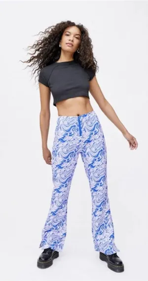 Urban Outfitters Hosbjerg Adele pants in purple liquid Size Small thumbnail 1