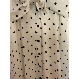 Bp Nordstrom NWT black dot tie front midi dress small thumbnail 8