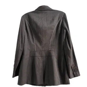 Bianca Grey Blazer Trench Coat Size 8 European Fashion thumbnail 6