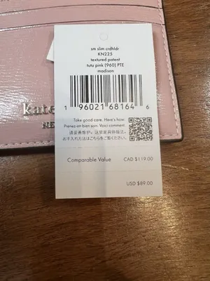 Kate Spade New York Madison Small Slim Card Holder Tutu Pink MSRP: $89 NWT thumbnail 6