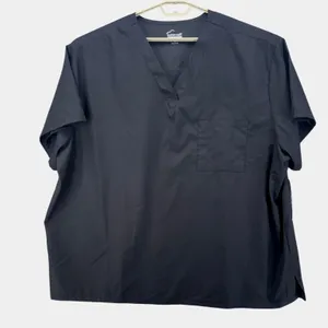 Butter-Soft Originals Womens Black Scrub Size 4x Top V-Neck Pocket BSN1171 Nurse thumbnail 2