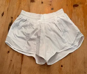 Lululemon White Hotty Hot Shorts thumbnail 1