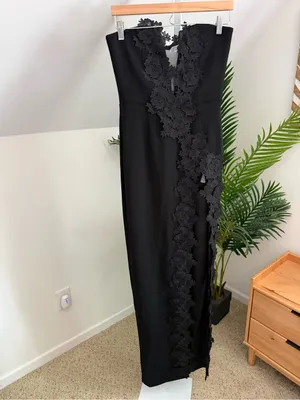 Sau Lee Florence Dress in Black Size 4 SAULEE $650 thumbnail 5