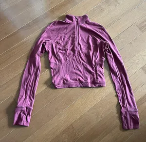 Lululemon Cropped Quarter Zip Long Sleeve thumbnail 1