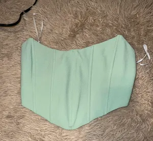 Princess Polly carlie corset top green thumbnail 3