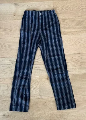Brandy Melville - Striped Straight Leg Pants in Black & Gray thumbnail 1