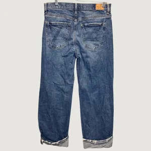 1972 | American Eagle High Waisted Wide Leg Relaxed‎ Baggy Jeans Blue Women 8 thumbnail 2