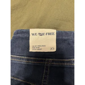 Free People We The Free In My Feelings High Rise Crop Boot Jeans Women's XS BNWT thumbnail 4
