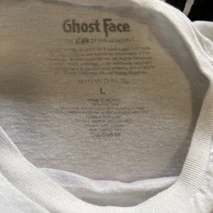 GHOST FACE “Call Me” Oversized Graphic Tee Unisex T-Shirt Adult Sz L EUC thumbnail 4