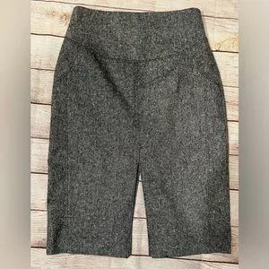 Express design studio double slit wool blend skirt size 2 thumbnail 2