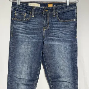 Pilcro the Letter Press Jeans Anthropolgie‎ Sz 29 Stet Selvege Blue Denim FLAW thumbnail 7