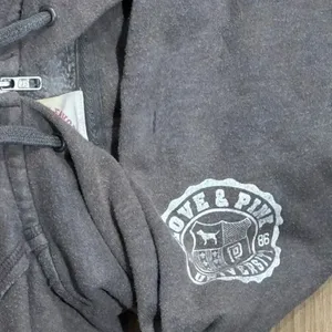 Victoria’s Secret PINK Y2K Grey Zip Up Hoodie Women’s Medium thumbnail 2
