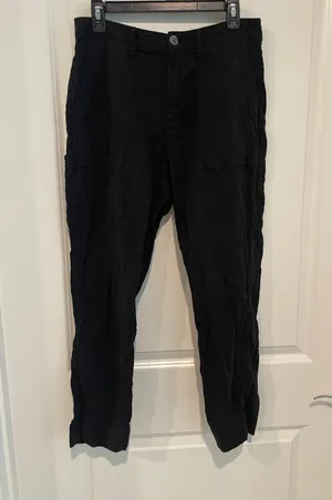 Black Linen Pants thumbnail 1