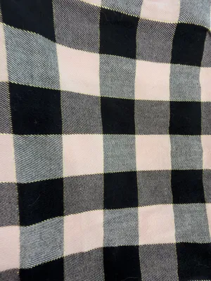 Victoria's Secret Black and pink Plaid Button-Down Pajama Set thumbnail 4