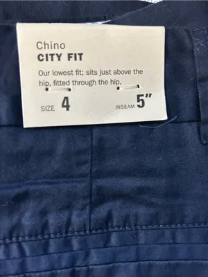 J. Crew Women's Navy Cotton Broken In City Fit Chino Shorts SZ 4 NWT thumbnail 8