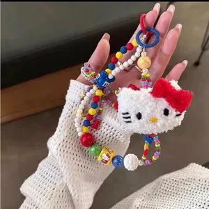Sanrio Hello Kitty Colorful Beaded Bag Charm Bag Chain Accessory thumbnail 3
