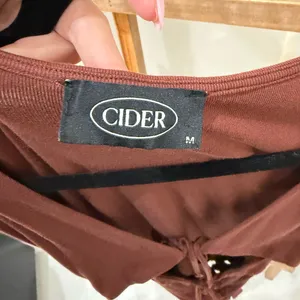 Cider Chocolate Brown Ruched Mini Dress thumbnail 4