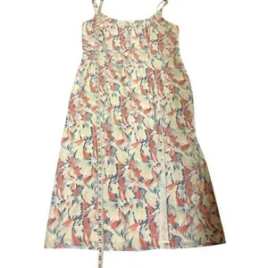 Abercrombie & Fitch Women XL Floral Midi Dress Dainty Romantic Coquette thumbnail 10
