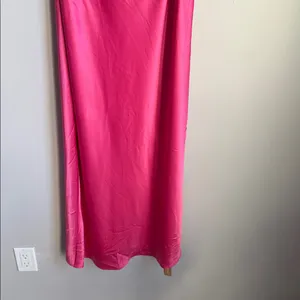 NEW Reformation Nevaeh Pink Slip Dress Medium thumbnail 5