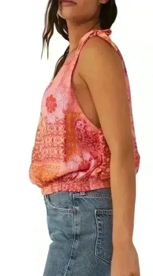 🆕 Free People Lemonade Combo Tied To You Tank S🆕 thumbnail 1