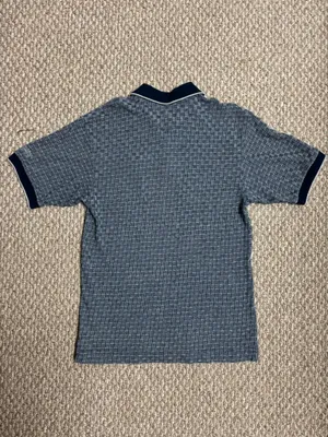 Xavier University Vintage Vesi Sportswear Navy Blue Collegiate Golf Polo thumbnail 2