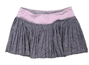 Lululemon‎ Athletica Pleated Tennis Pickleball Skort Skirt Floral Print SZ 8 thumbnail 1