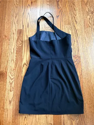 Lovers + Friends Sidney Mini Dress Black XS Criss Cross Strappy Cocktail Party thumbnail 5