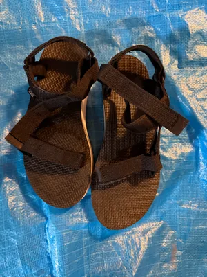 Teva Bicolor Black Platform Strappy Women's Sandal Sz 8 outdoor hiking velcro chunky thumbnail 2