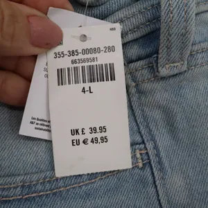 Hollister Low-Rise Bootcut Jeans Light Wash Blue 4L W27 Long thumbnail 5