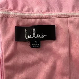 Lulu’s Lots of Love Light Pink Strapless Midi strapless flounce Dress thumbnail 11