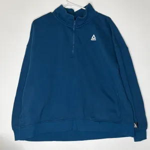 Reebok Teal Quarter Zip Sweatshirt Women's XXL thumbnail 1