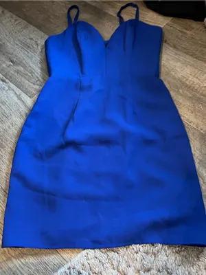 NBD x Naven Twins Mini Dress in Royal Blue size small thumbnail 10