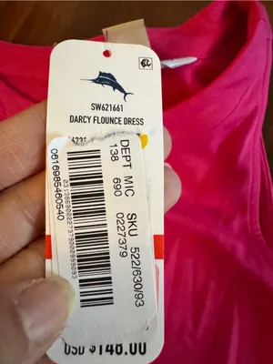 pink dress with back zipper thumbnail 3
