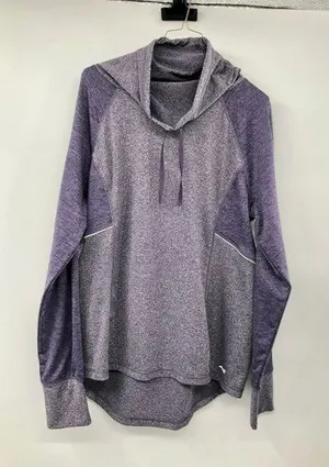 Avia Funnel Neck Activewear Shirt Womens XL Used Purple thumbnail 1